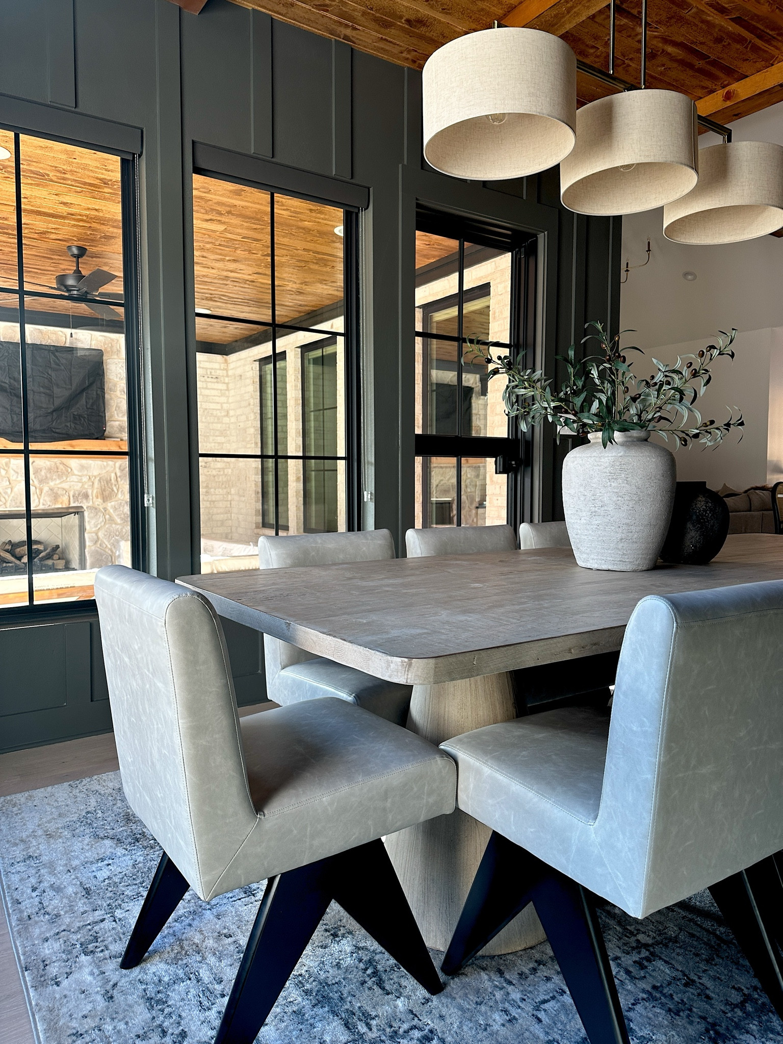 We built a house and are over the moon with how all of it turned out, but the dining room is by far one of our favorite spots! We were able to get 10 of the most stunning dining room chairs from Amazon for under $1k. They are the softest faux leather and so easy to put together! And we can’t say enough good things with how the 9ft dining Room Table turned out! 

#LTKfamily #LTKfindsunder100 #LTKhome