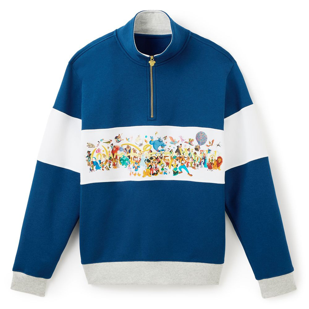 Walt Disney World Storybook 1/4 Zip Pullover Sweatshirt for Adults | Disney Store