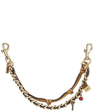 COACH Swag Bag Charm Keychain - Maple Honey Brown | Dillard's