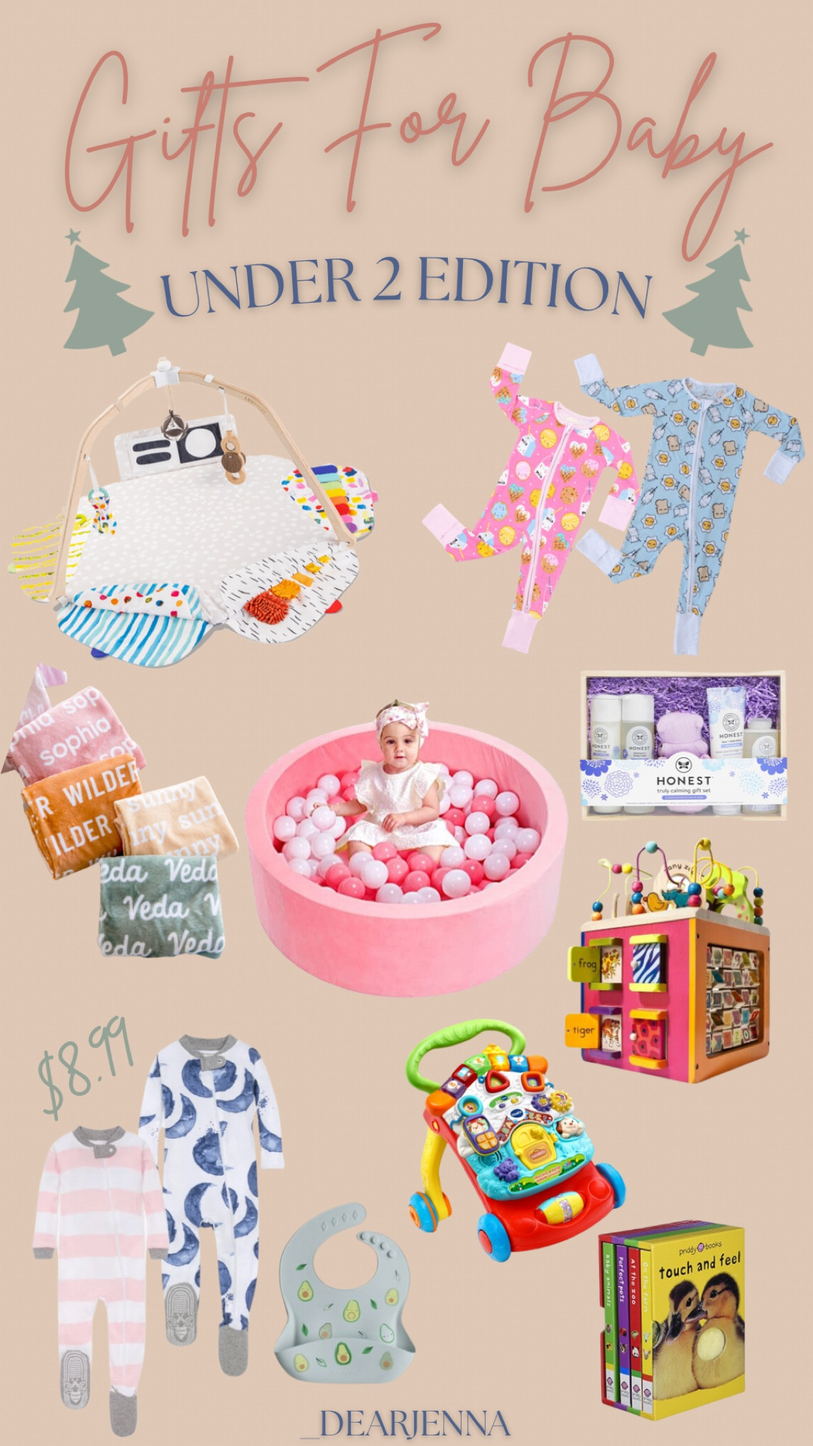 Gifts for Baby! Affordable, budget friendly options as well as high end options. Long lasting pajamas, and age appropriate toys for those littles in your life. Both boy, girl and gender neutral options available! Merry Christmas and Happy Holidays! 

#LTKkids #LTKHoliday #LTKCyberweek
