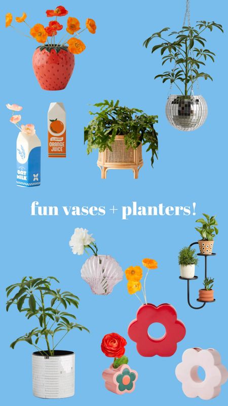 Fun vases & planters at Urban Outfitters 🫶🏼 

#LTKfindsunder100 #LTKhome #LTKMostLoved