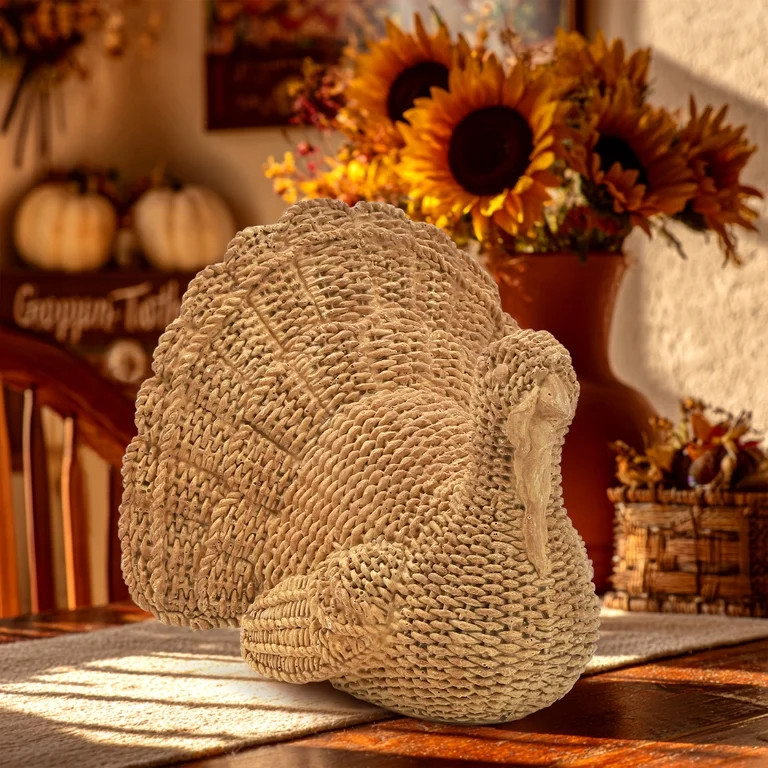 Ayieyill Thanksgiving Turkey Decor, Fall Decorations for Home, Rustic Turkey Thanksgiving Decorat... | Walmart (US)