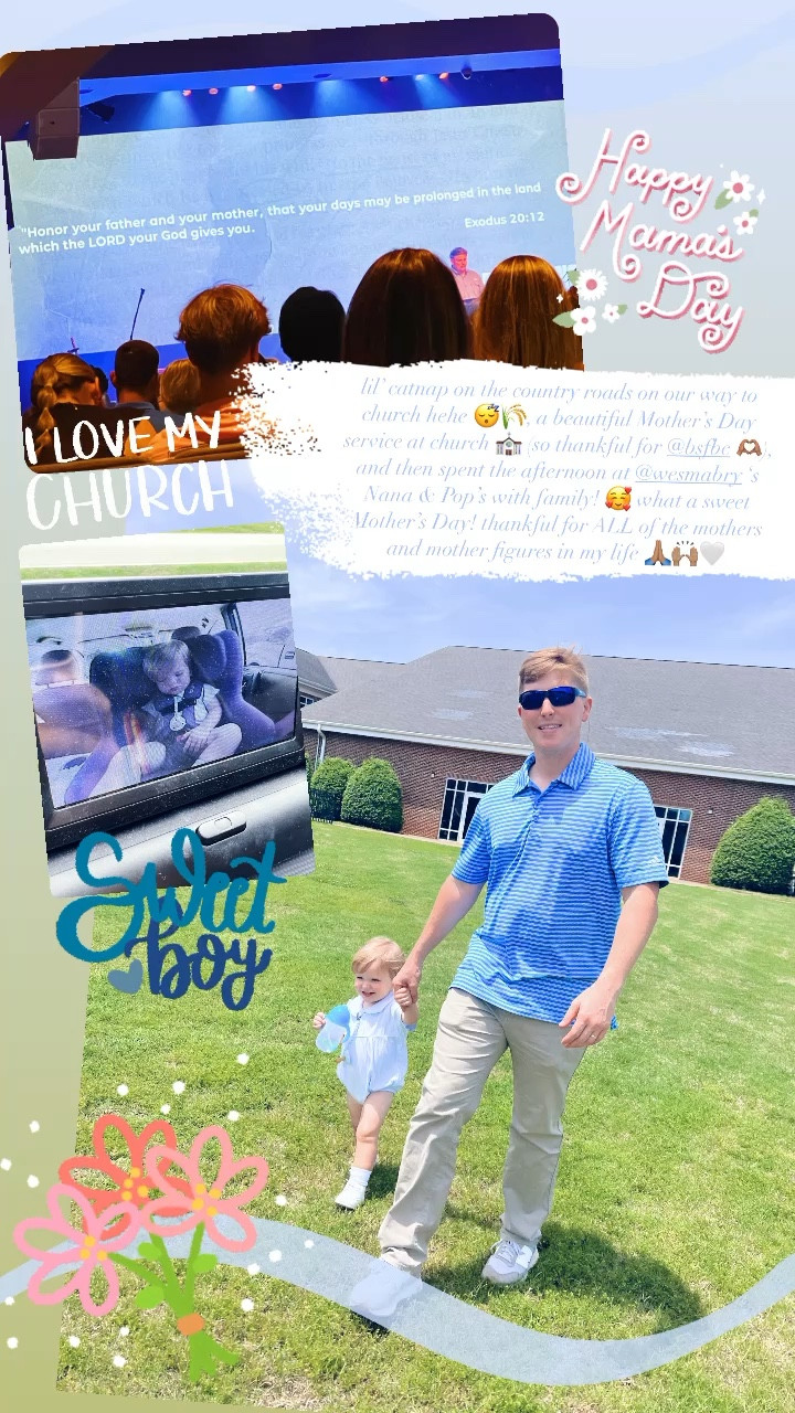 lil’ catnap on the country roads on our way to church hehe 😴🌾, a beautiful Mother’s Day service at church ⛪️ (so thankful for @bsfbc 🫶🏽), and then spent the afternoon at @wesmabry ‘s Nana & Pop’s with family! 🥰 what a sweet Mother’s Day! thankful for ALL of the mothers and mother figures in my life 🙏🏽🙌🏽🤍

#LTKbaby #LTKfamily #LTKSeasonal