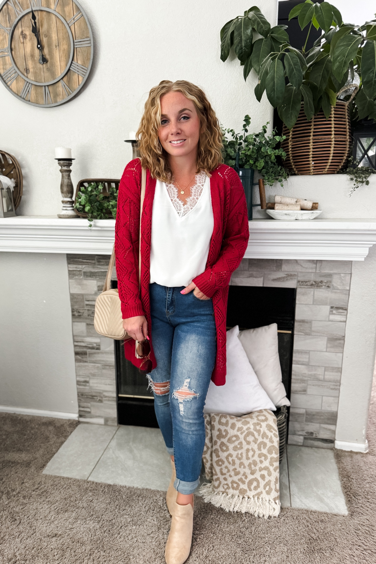 Early fall outfit idea with a lightweight crochet cardigan, white lace tank top, jeans, crossbody bag, and ankle boots. Everything fits TTS


//Fall outfits 2024, fall fashion finds,petite fashion, casual mom outfit ideas, fall outfit amazon, amazon outfit ideas, casual outfit ideas, outfit inspo, casual fashion, amazon fall fashion,  casual outfit fall, cute casual outfit, outfit ideas fall, amazon shoes, amazon bag, purse, size 4-6, casual fall outfits, casual outfit ideas everyday, fall tops, fall shoes, fall bags #ltkfindsunder100 #ltksalealert #ltkseasonal 

#LTKShoeCrush #LTKFindsUnder50 #LTKStyleTip