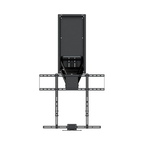 MantelMount Pull Down TV Wall Mount for Most 55"" - 100"" TVs - Black | Best Buy U.S.