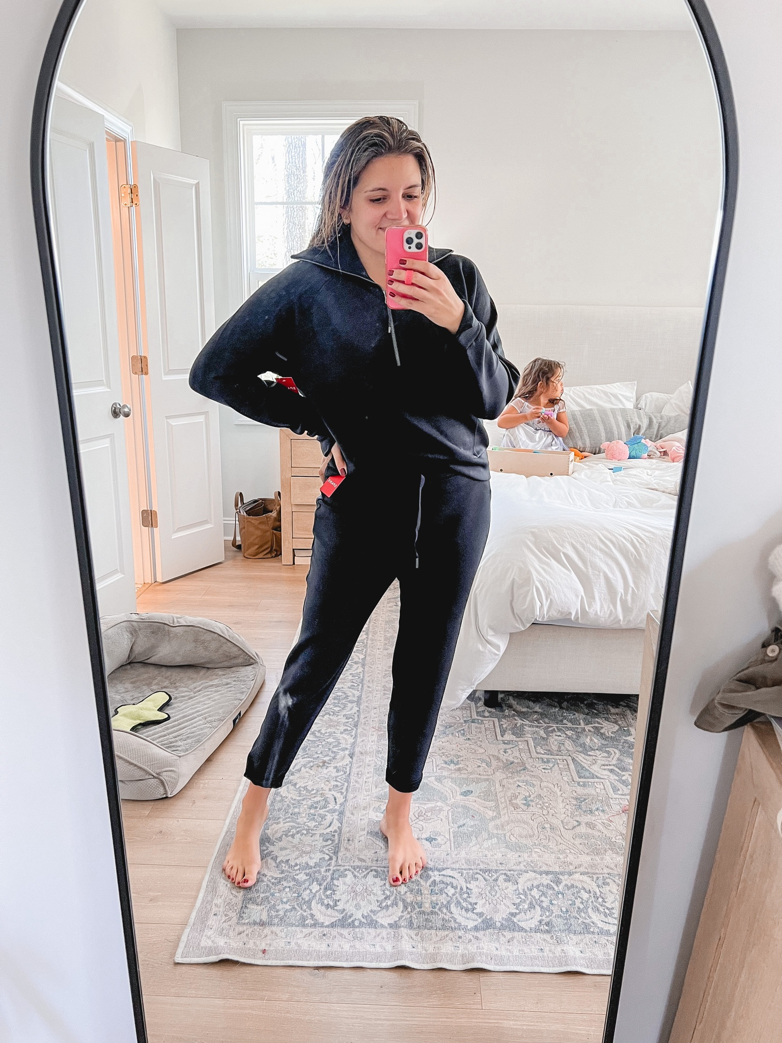 Spanx Black Friday cyber Monday sale! The best ever lounge set!! So lightweight and comfortable! I’m in my true size medium in both pieces! Also comes in a wide leg pant. 20% off sale! Mom gift, MIL gift idea, gifts for her.

#LTKCyberweek #LTKunder100 #LTKsalealert