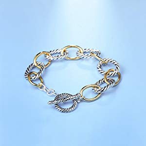 Bracelet Designer Brand Inspired Antique Women Jewelry Cable Wire Vintage Valentine | Amazon (US)