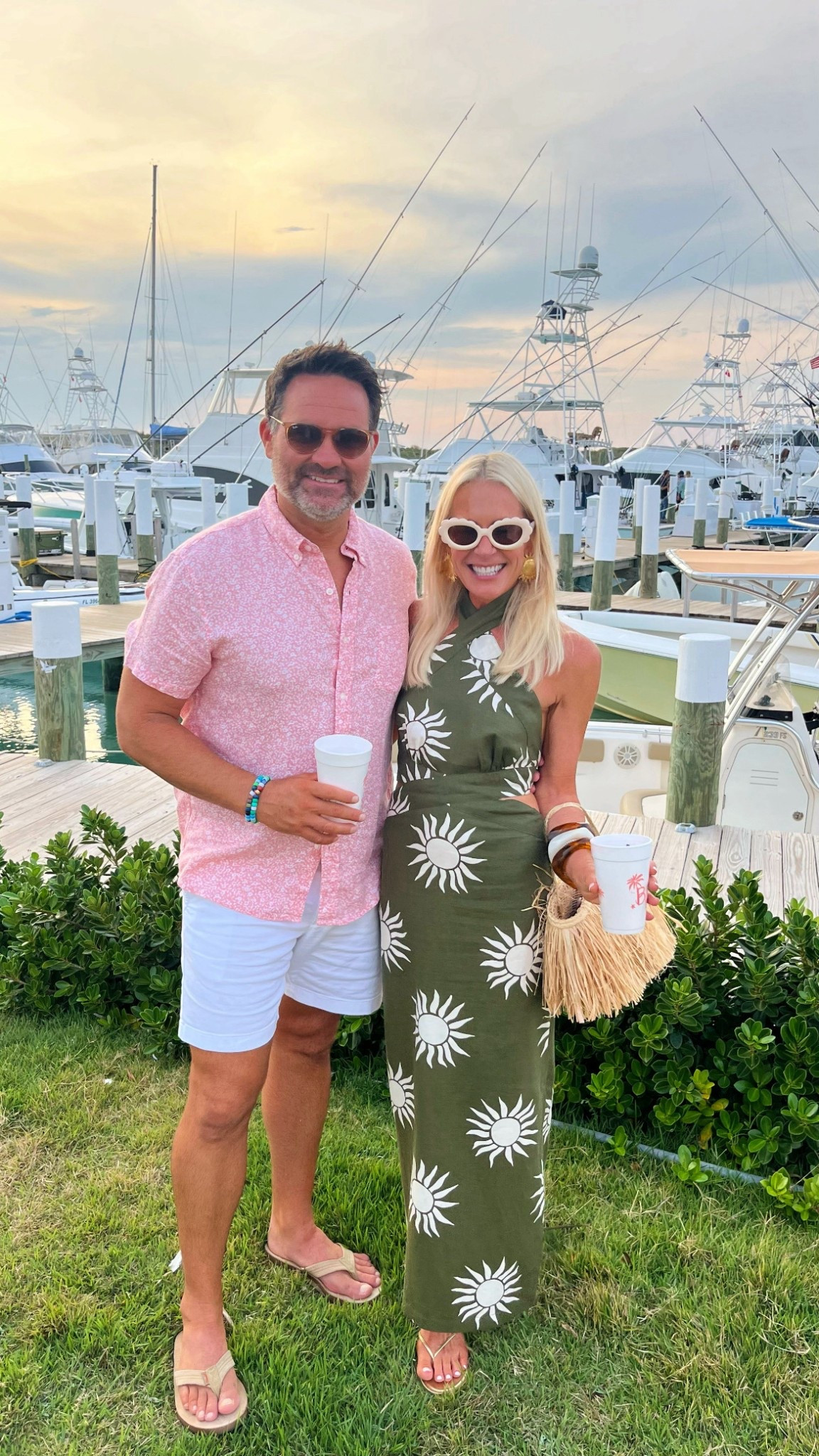 What I wore to a welcome party in the Bahamas, a few sizes left - runs on the bigger size. I’m in a 0! Paired with the best lace up gold flats that I’ve ever owned!

#LTKSummerEdit