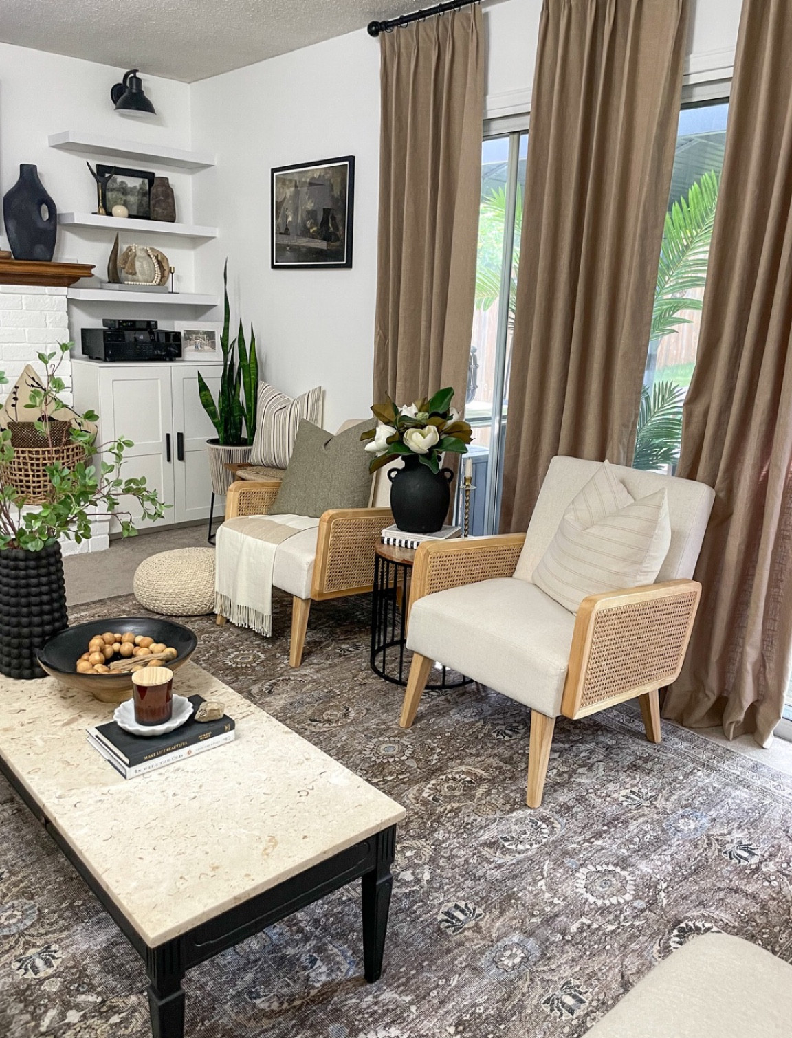 The perfect small accent chairs!

Neutral home, linen accent chairs, neutral style, living room decor, living room chairs, cane details, living room decor, living room style,  accent chairs

#LTKstyletip #LTKhome