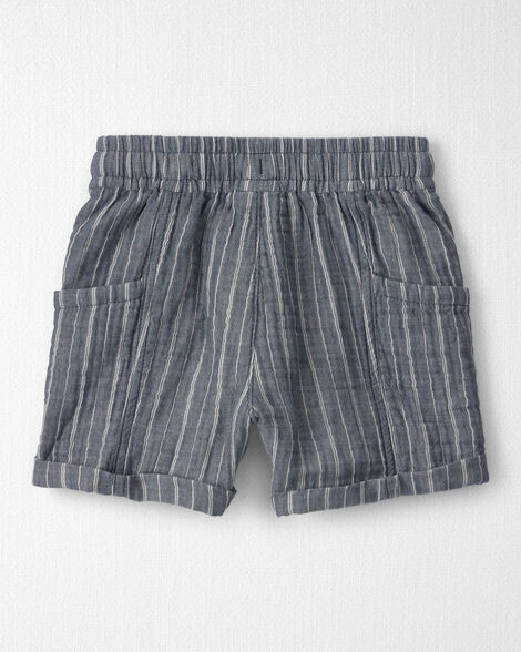 Toddler Boy 2-Piece Organic Cotton Gauze Top & Short Set | Carter's Inc