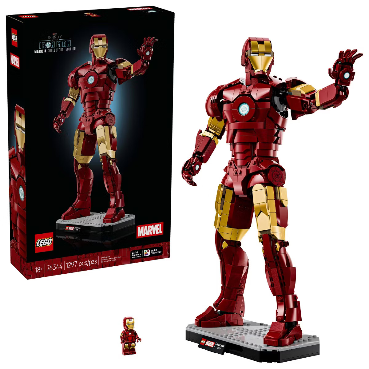 LEGO Marvel Iron Man Mark 3 Collectors’ Edition 76344 | Target