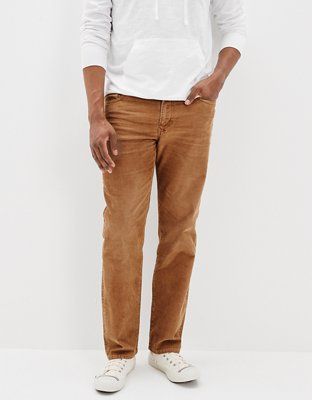 AE Flex Original Straight Lived-In Corduroy Pant | American Eagle Outfitters (US & CA)