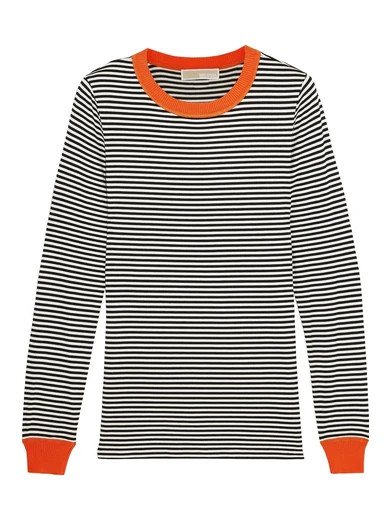 Striped stretch-jersey top | NET-A-PORTER (UK & EU)