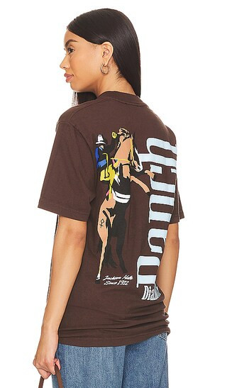 Diamond Cross Ranch Spooked Tee in Brown. - size M | Revolve Clothing (Global)