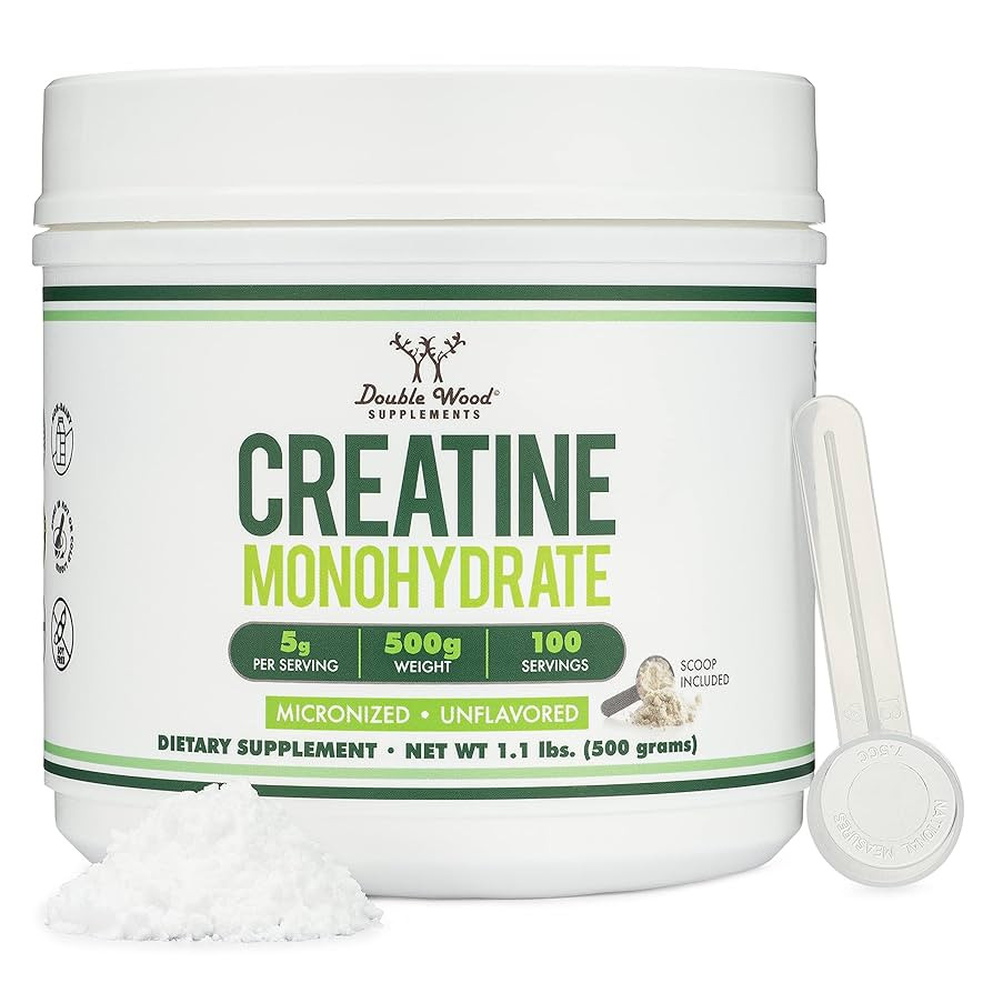 Creatine Monohydrate Powder 1.1lbs (100 Servings of 5 Grams Each - Third Party Tested Micronized ... | Amazon (US)