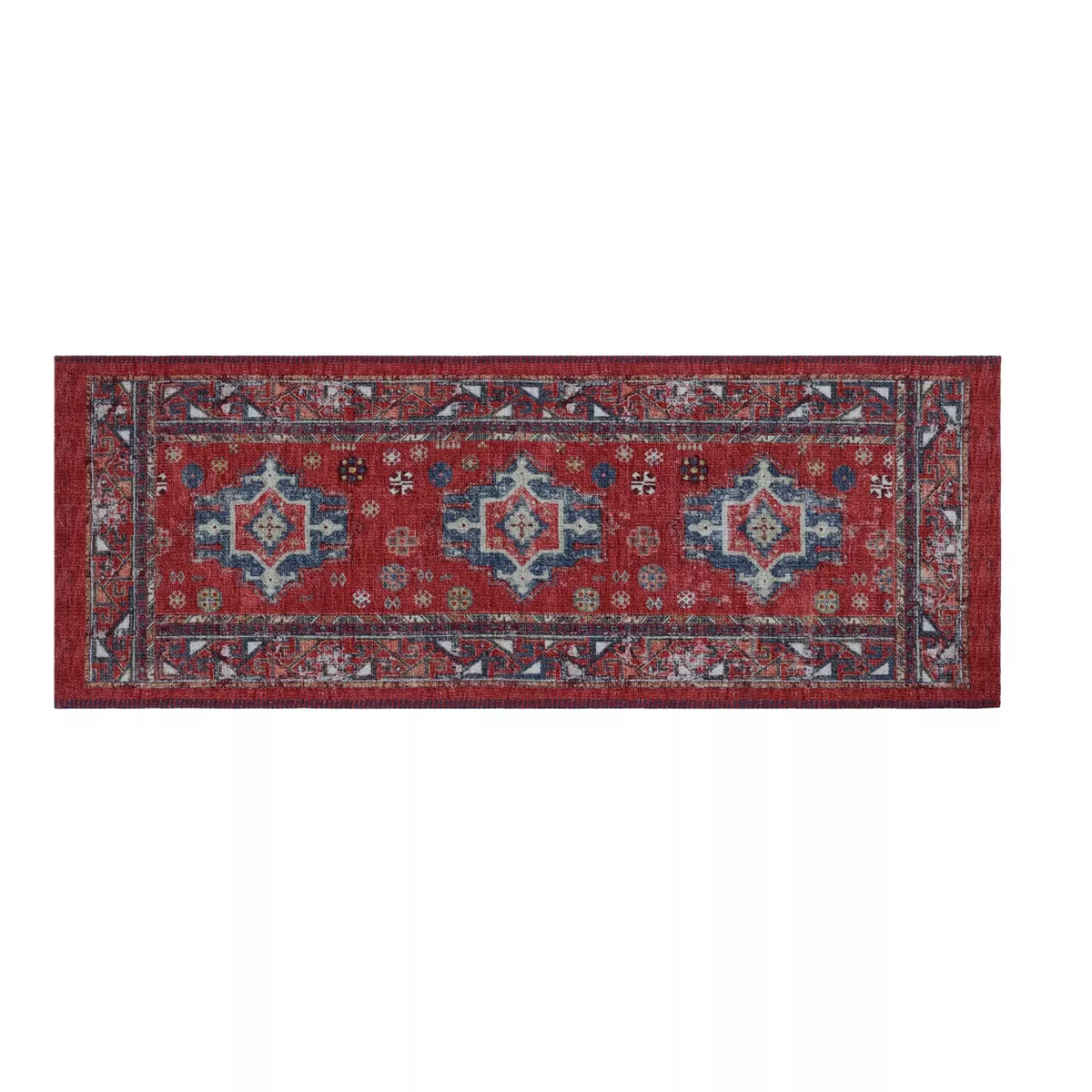 Vintage Persian Medallion Kitchen Rug Red - Threshold™ | Target