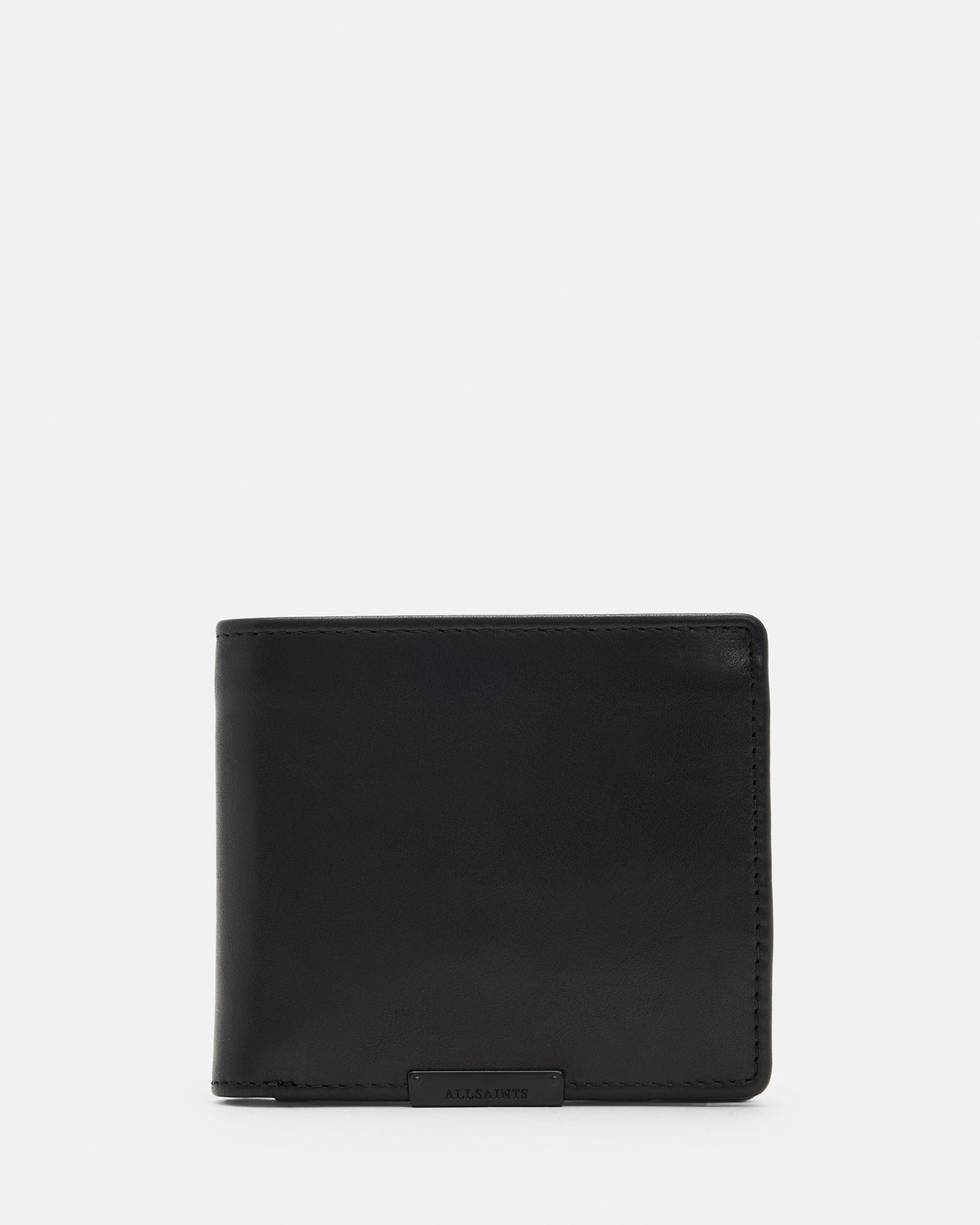 Blyth Leather Wallet Black | ALLSAINTS US | AllSaints US