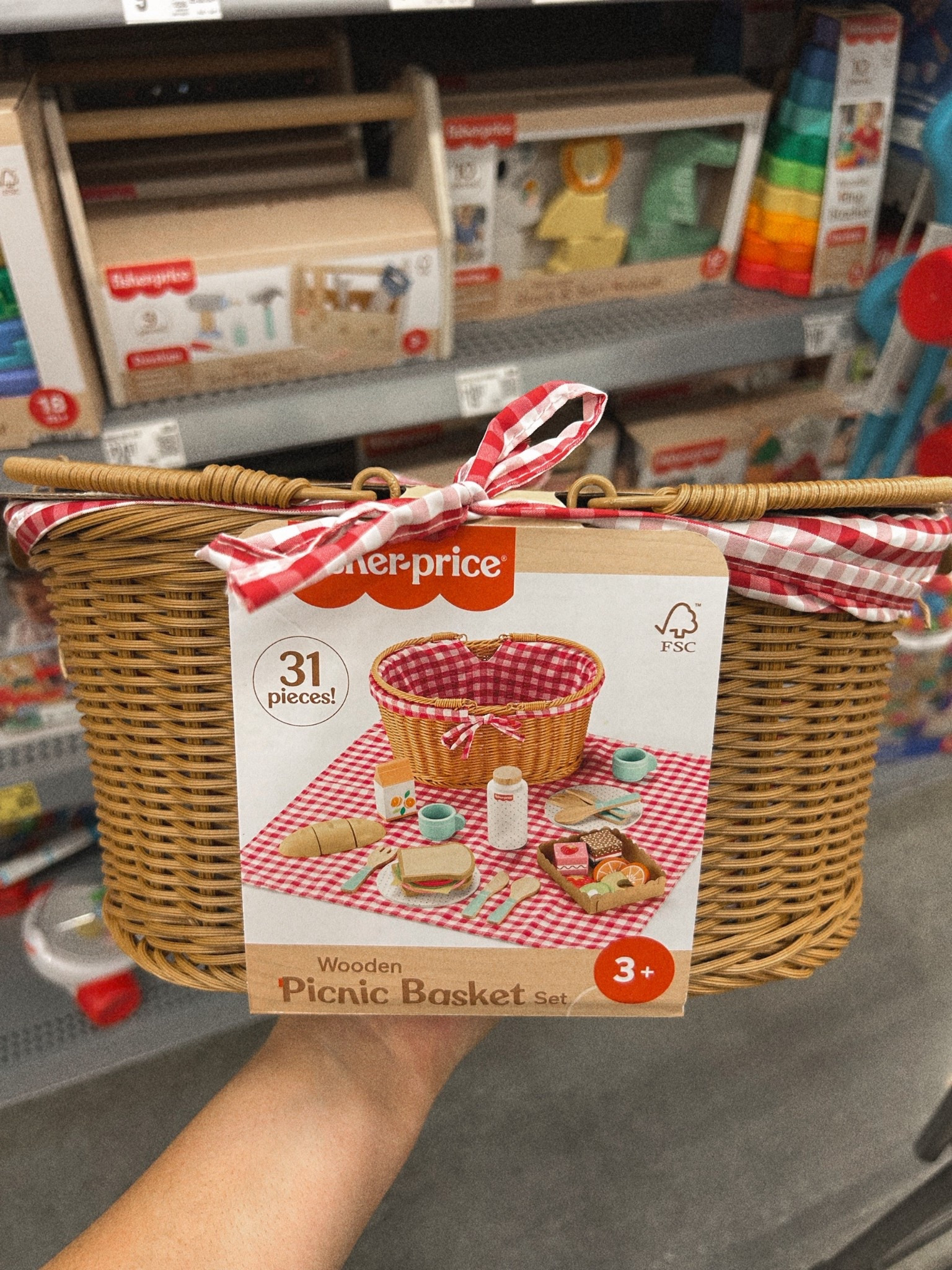 The cutest picnic basket toy 😍🍎 

#LTKSeasonal #LTKBaby #LTKKids