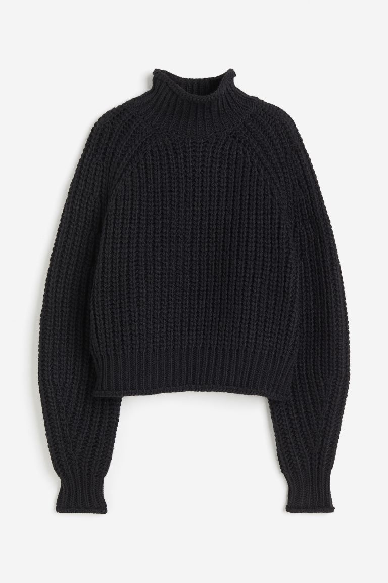 Knit Sweater - Black - Ladies | H&M US | H&M (US)