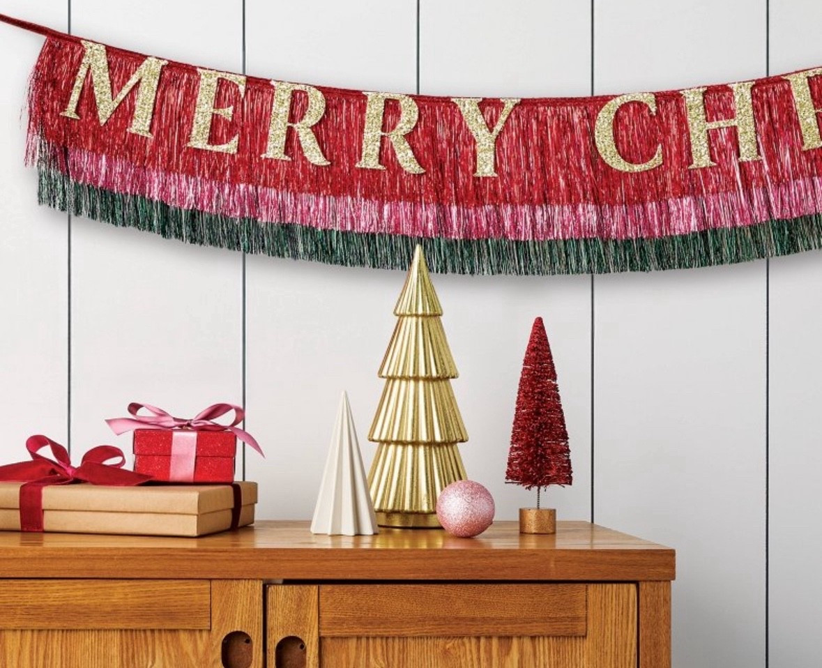 Target Merry Christmas garland! 

#LTKHome #LTKHoliday #LTKFindsUnder50