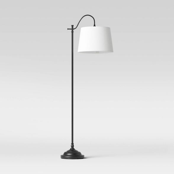 Floor Lamp Metal (Includes LED Light Bulb) Black - Threshold&#8482; | Target