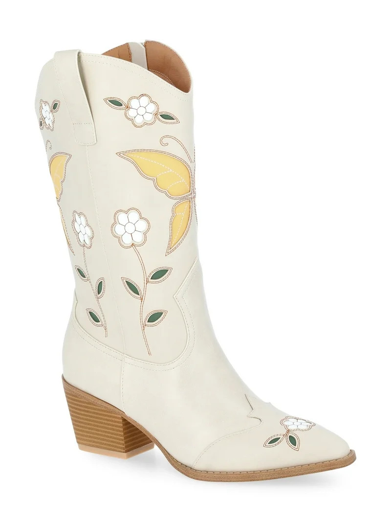 No Boundaries Novelty Western Boots, Women's | Walmart (US)
