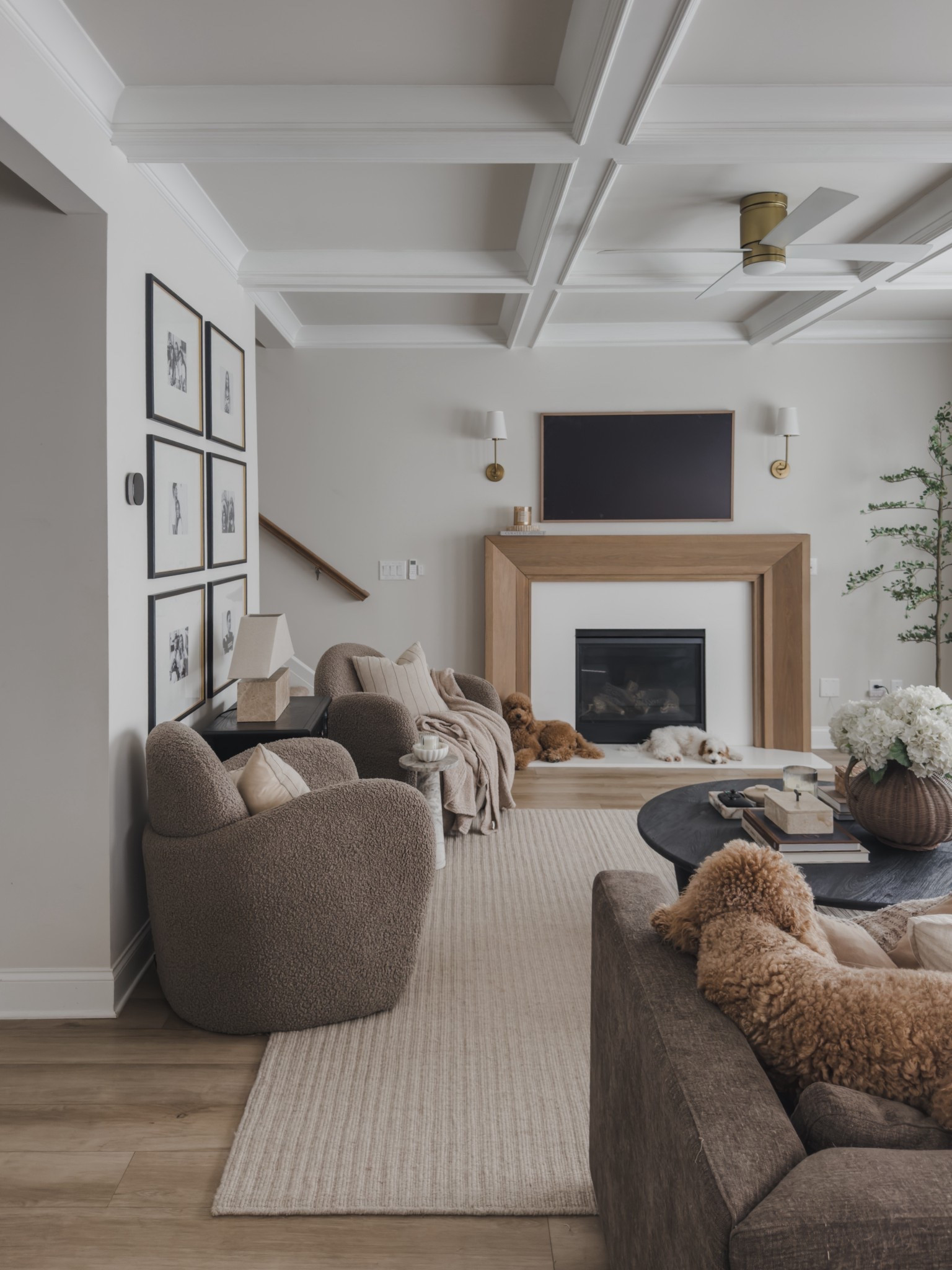 #AD Sharing some of my favorite @Wayfair finds around my home. I’m always leaning into quality over quantity — investing in pieces that feel timeless, hold up to real life, and don’t need to be replaced every season.

From ceramic table lamps that add warmth and texture, to wool rugs that stand up to kids and three messy doodles, to beautiful wood furniture that brings in those rich natural tones I love. My custom-looking fireplace surround is still one of my favorite upgrades, and even my ceiling fan proves that something can be aesthetic and still completely functional.

These are the kinds of pieces that make a home feel layered, collected, and lived in. 

#wayfair #wayfairpartner

#LTKHome #LTKSaleAlert