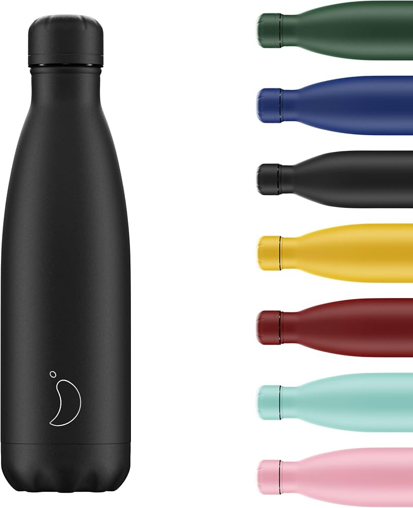 Chilly's Original Bottle - Stainless Steel Water Bottle - BPA-Free, Double Walled Vacuum Insulate... | Amazon (UK)