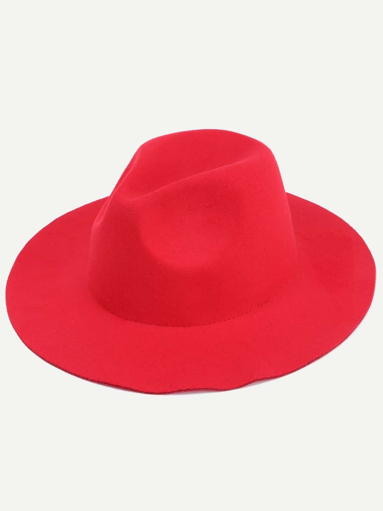 Red Stylish Fedora Hat | Romwe