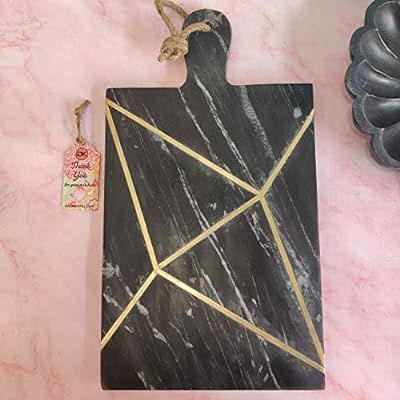 GAURI KOHLI Badajoz Black Marble Board (18"x10") | Amazon (US)