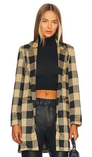 Carly Coat in Connor Plaid | Revolve Clothing (Global)