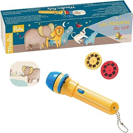 Moulin Roty - Kids Story Flashlight / Storybook Torch - "Les Papoum" | Amazon (US)