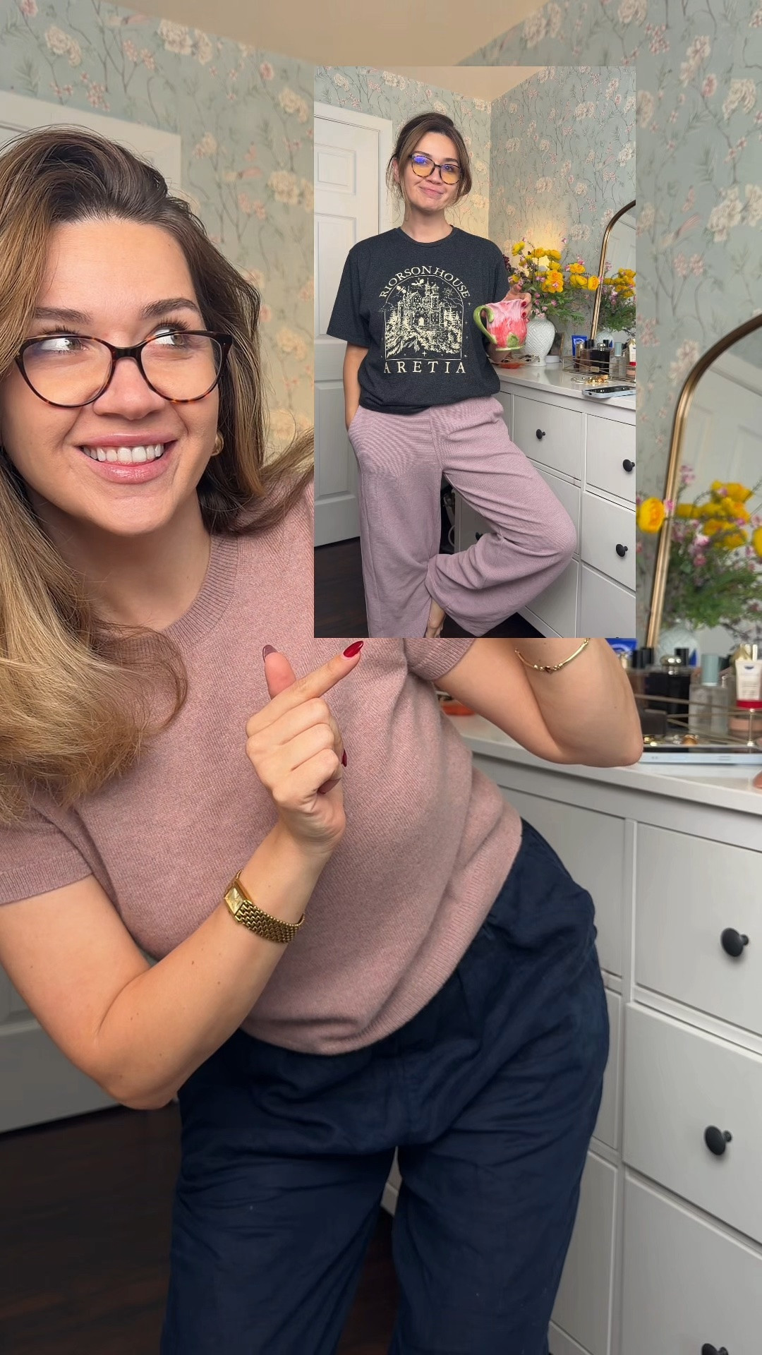 WFH doesn’t have to mean sweatpants, but it also doesn’t have to mean super corporate! This is why I absolutely adore soft outfits and started posting about them because it entails pieces that are insanely comfortable, but still polished and professional enough for work 🌸🤍🤌🏼

I am wearing a large and the trousers probably should’ve gotten a medium, but I needed them for a trip and didn’t have time to exchange so just kept them haha

Wearing a medium in the gorgeous T-shirt here! ￼

#LTKgrwm #LTKootd #LTKWorkwear