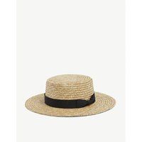 Spencer straw boater hat | Selfridges