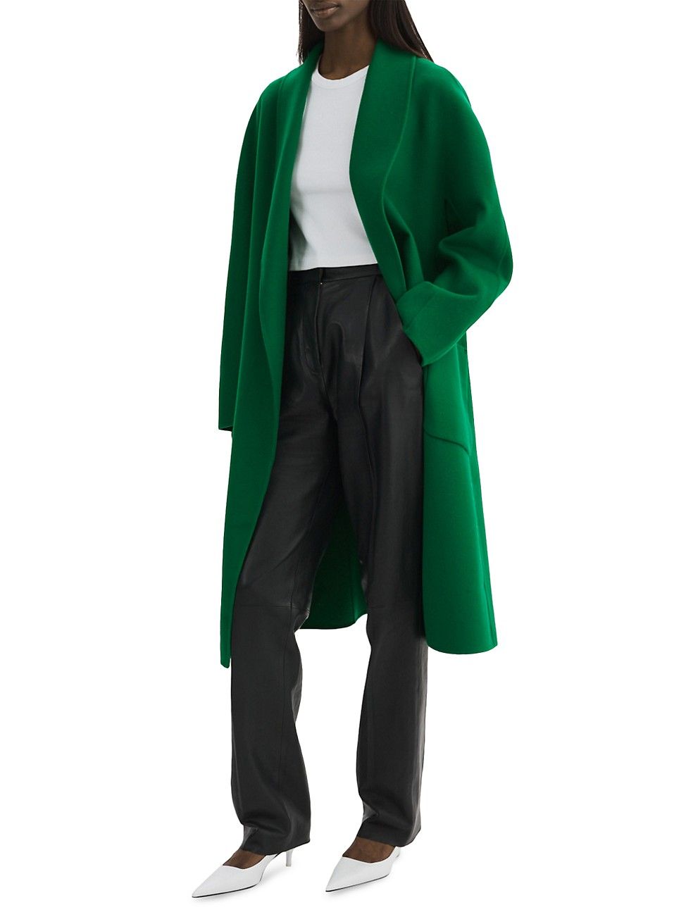LAMARQUE Thara Double-Faced Wool Coat | Saks Fifth Avenue