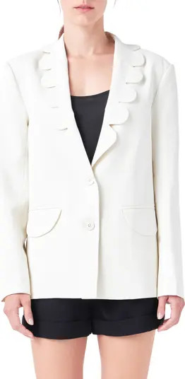 Scallop Collar Blazer | Nordstrom