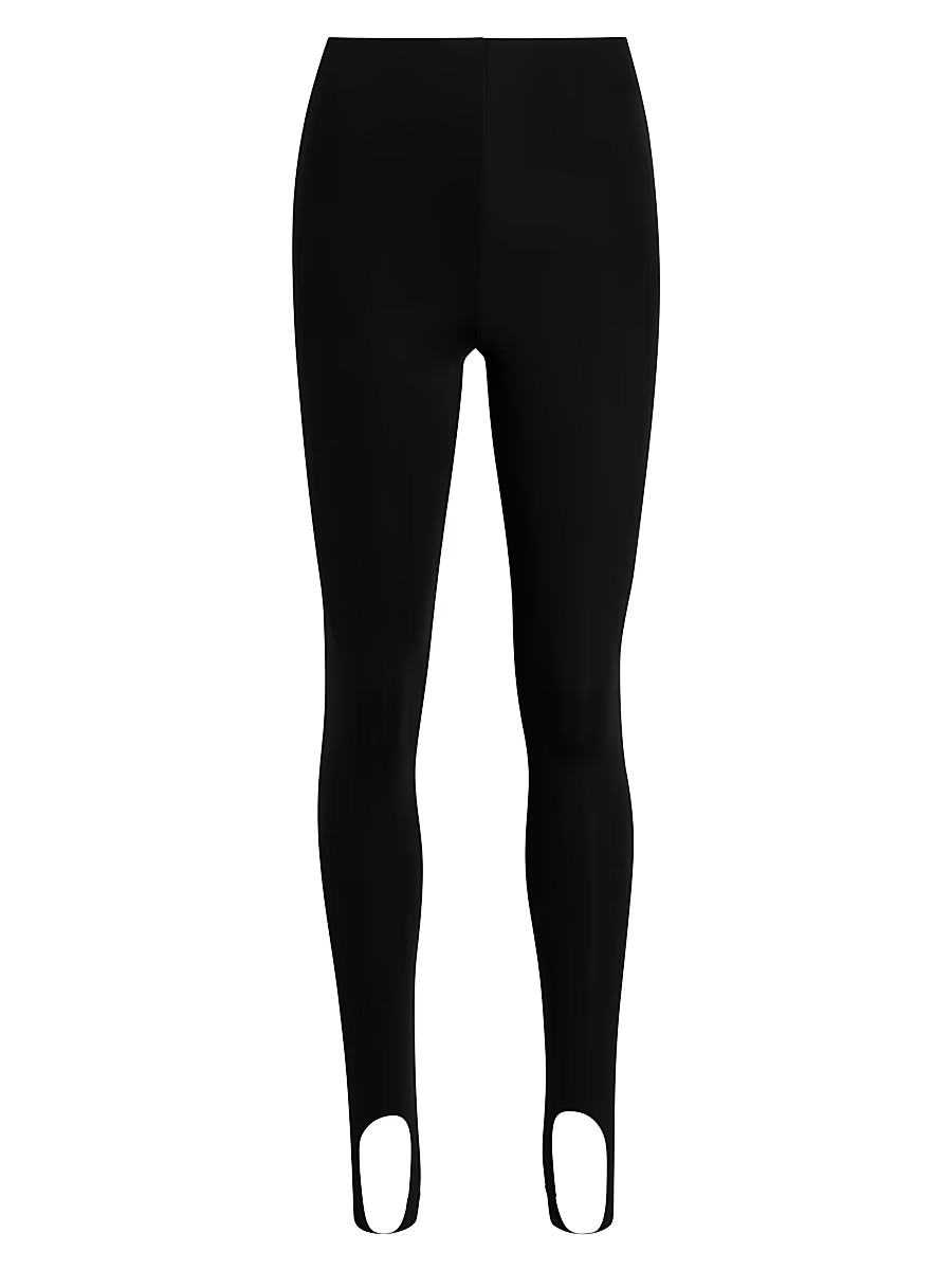 Women's Neoprene Stirrup Leggings - Black - Size Medium | Saks Fifth Avenue