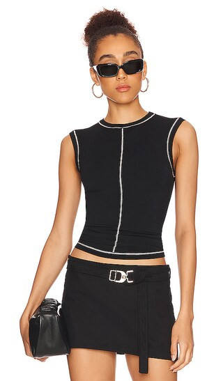 The Line by K Martine Tank in Black. Size L, M, S. | Revolve Clothing (Global)