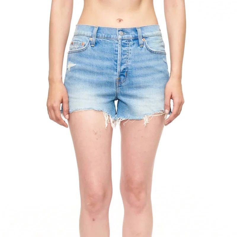 Pistola Nova High Rise Short - Blue | Verishop