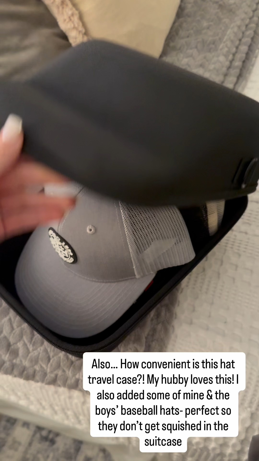 This hat travel case is so convenient! 

#LTKTravel #LTKFindsUnder50 #LTKStyleTip