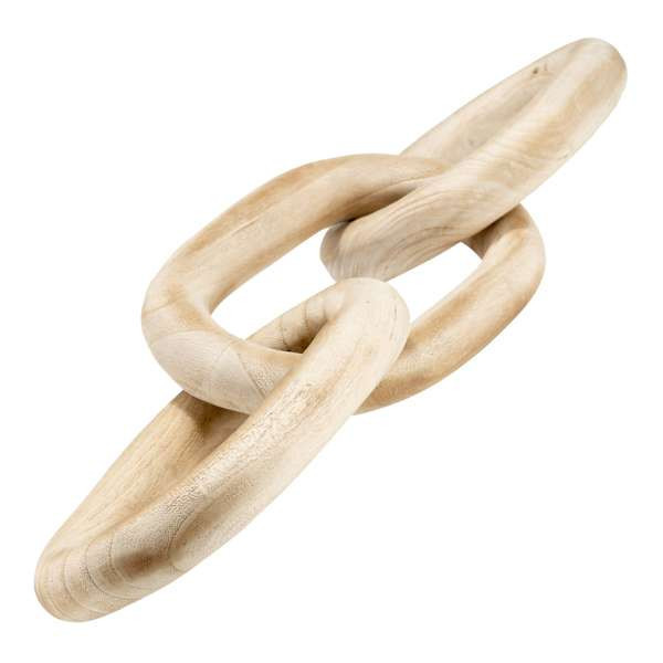 Wooden Links Decor, 28", Natural, sold by At Home | At Home