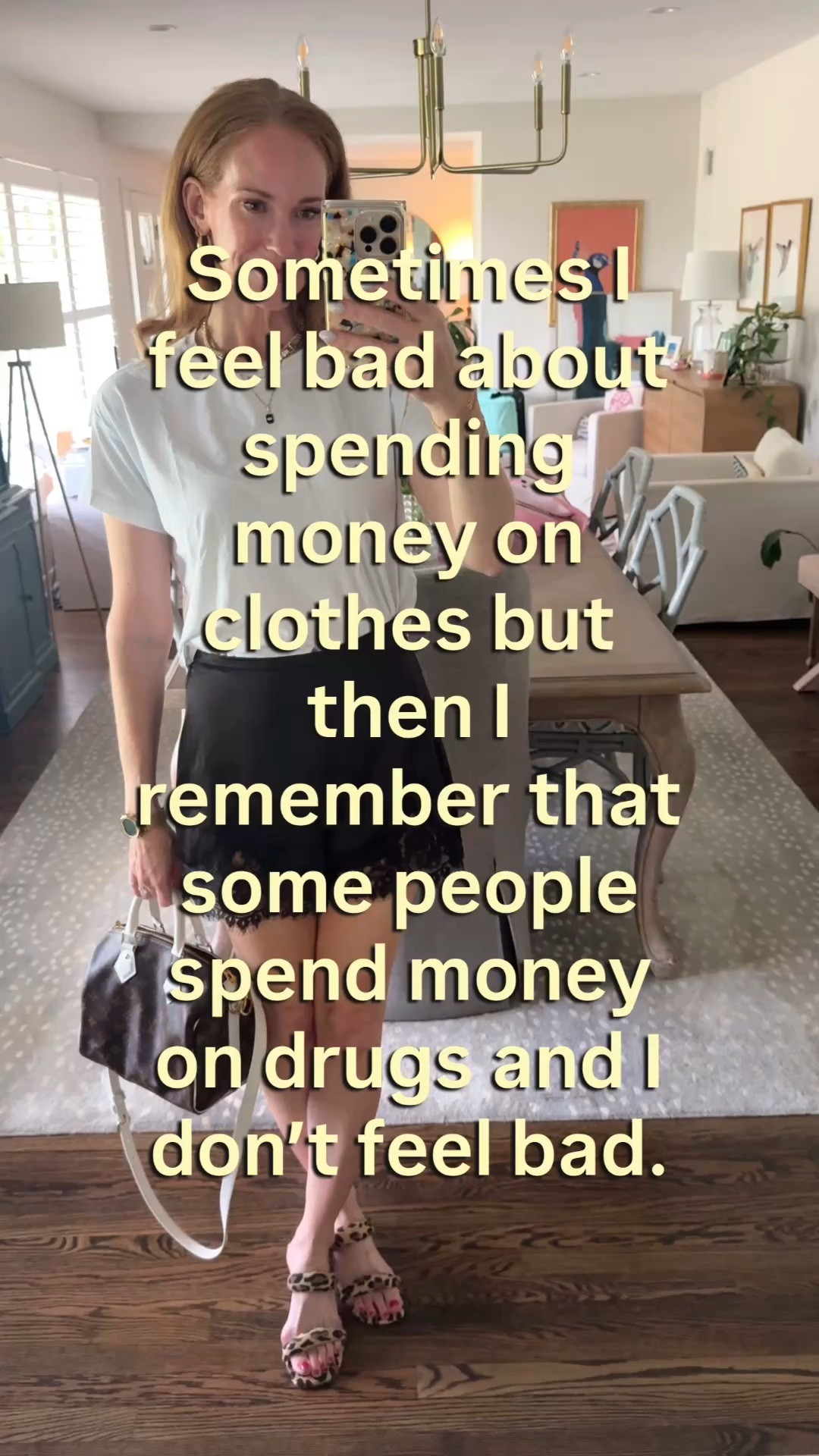 There could be worse things to spend money on! 
Luckily these lace shorts and tshirt are super affordable!

#LTKmomlife #LTKOver40 #LTKstorytime