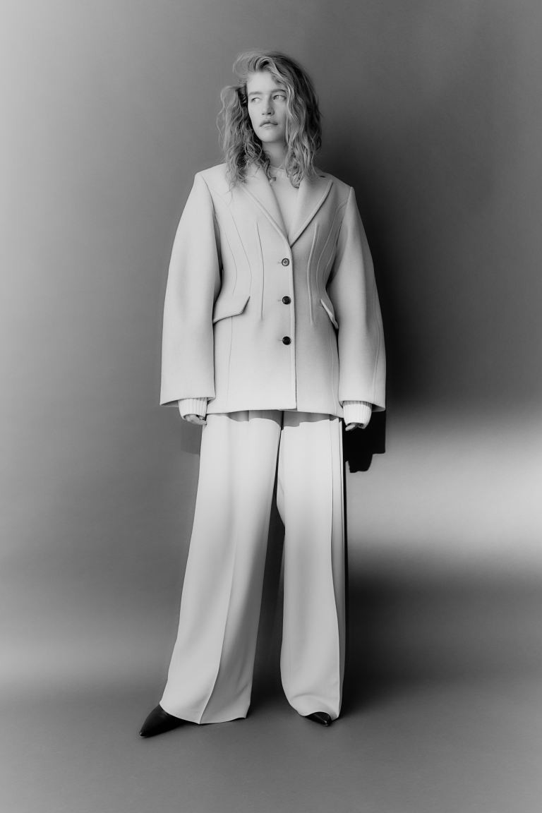 Wool-blend Blazer - Light beige - Ladies | H&M US | H&M (US + CA)