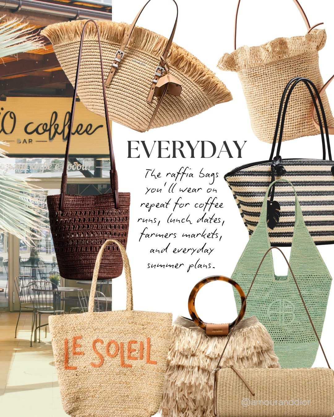 Everyday summer bags 🤍 raffia bags, travel bags, raffia totes, woven bag, woven crossbody bags, travel bag, coffee date, farmers market, summer tote bag

#LTKTravel #LTKSeasonal #LTKOver40
