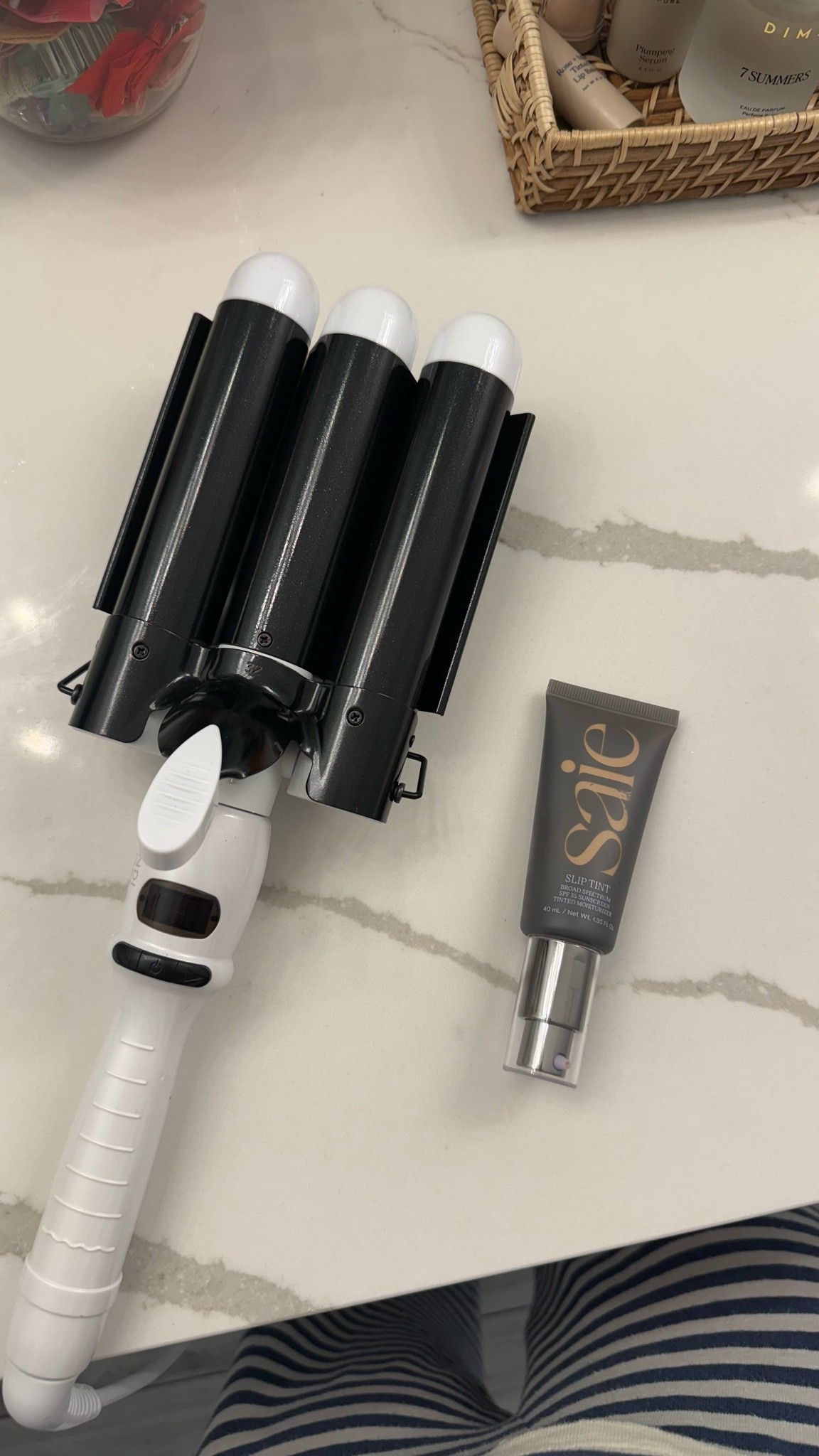 clean, mineral based skin tint with spf and a hair waver to spruce up my natural waves after a few days! Also linked some more summer beauty faves!

#LTKBeauty #LTKmomlife