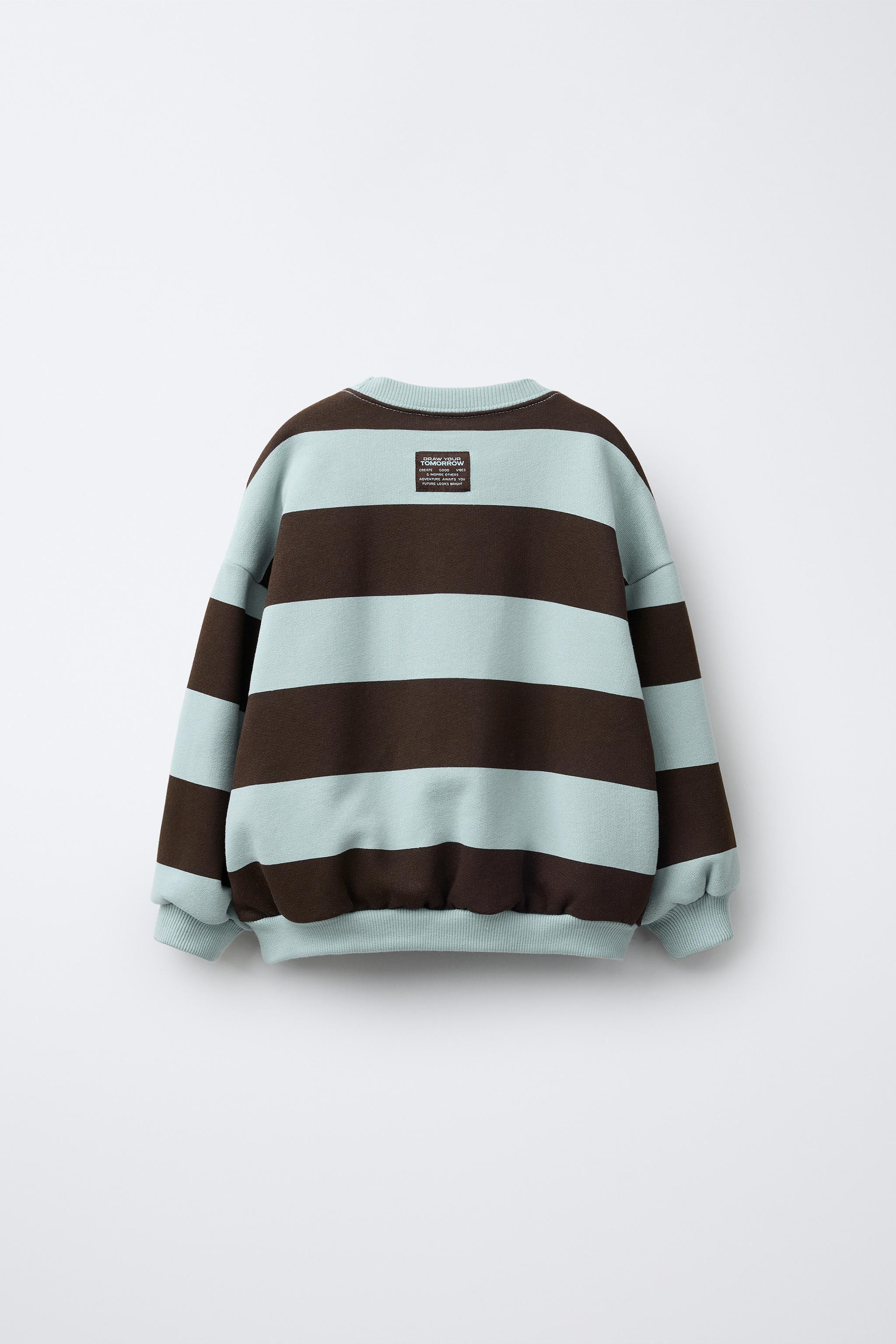 STRIPED SWEATSHIRT | Zara US