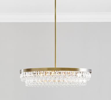 Clarissa Modern Round Chandelier | Pottery Barn (US)