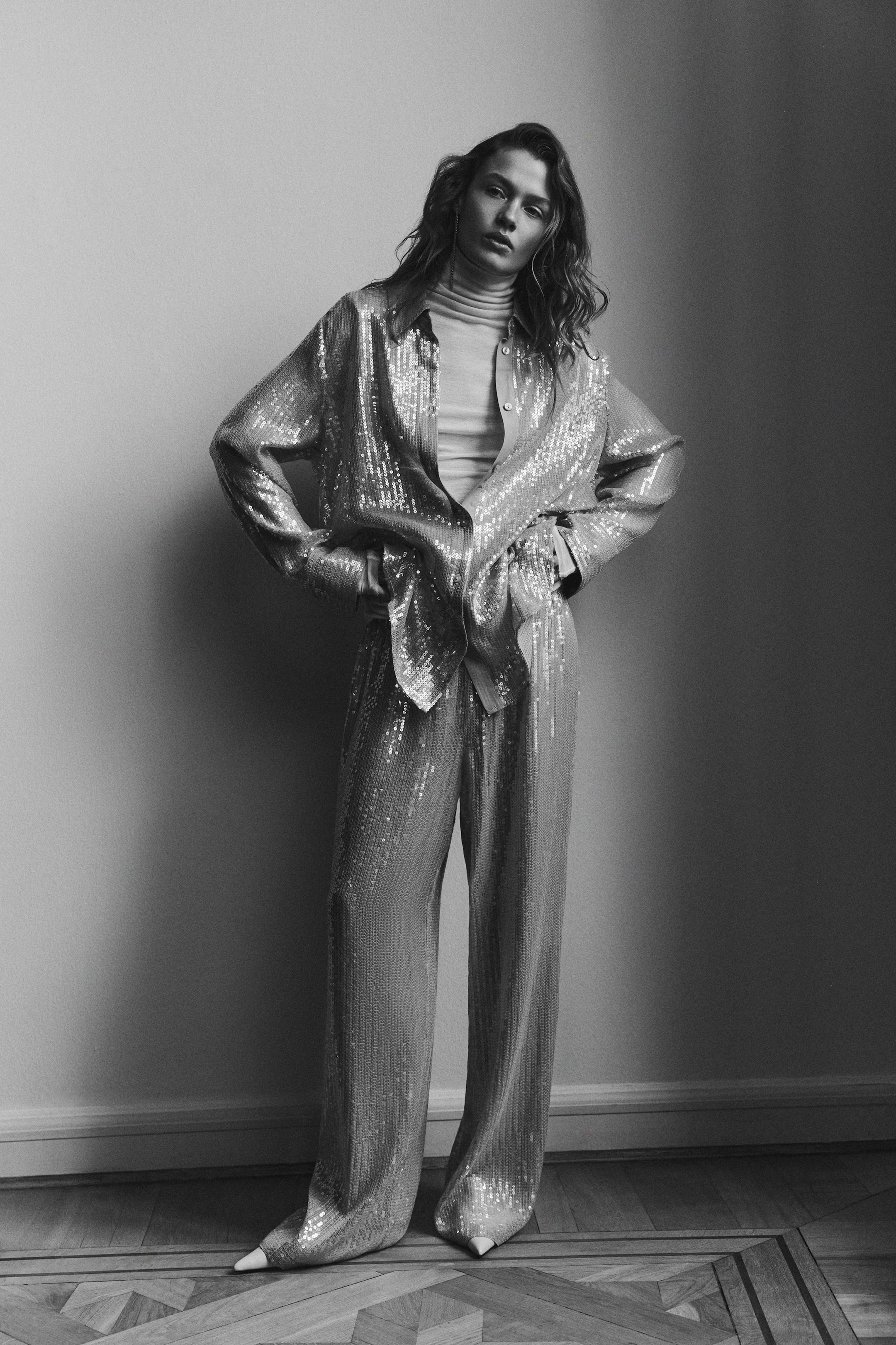 Sequined trousers | H&M (UK, MY, IN, SG, PH, TW, HK)