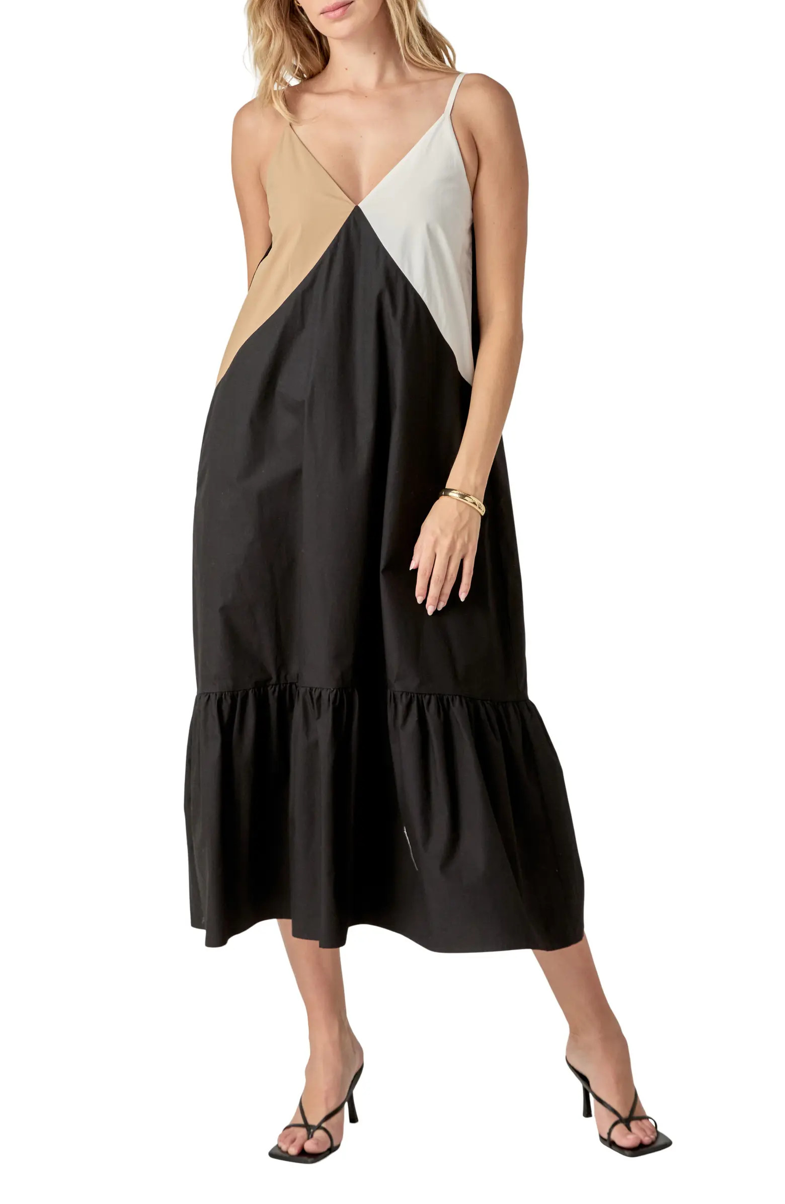 Colorblock Maxi Dress | Nordstrom