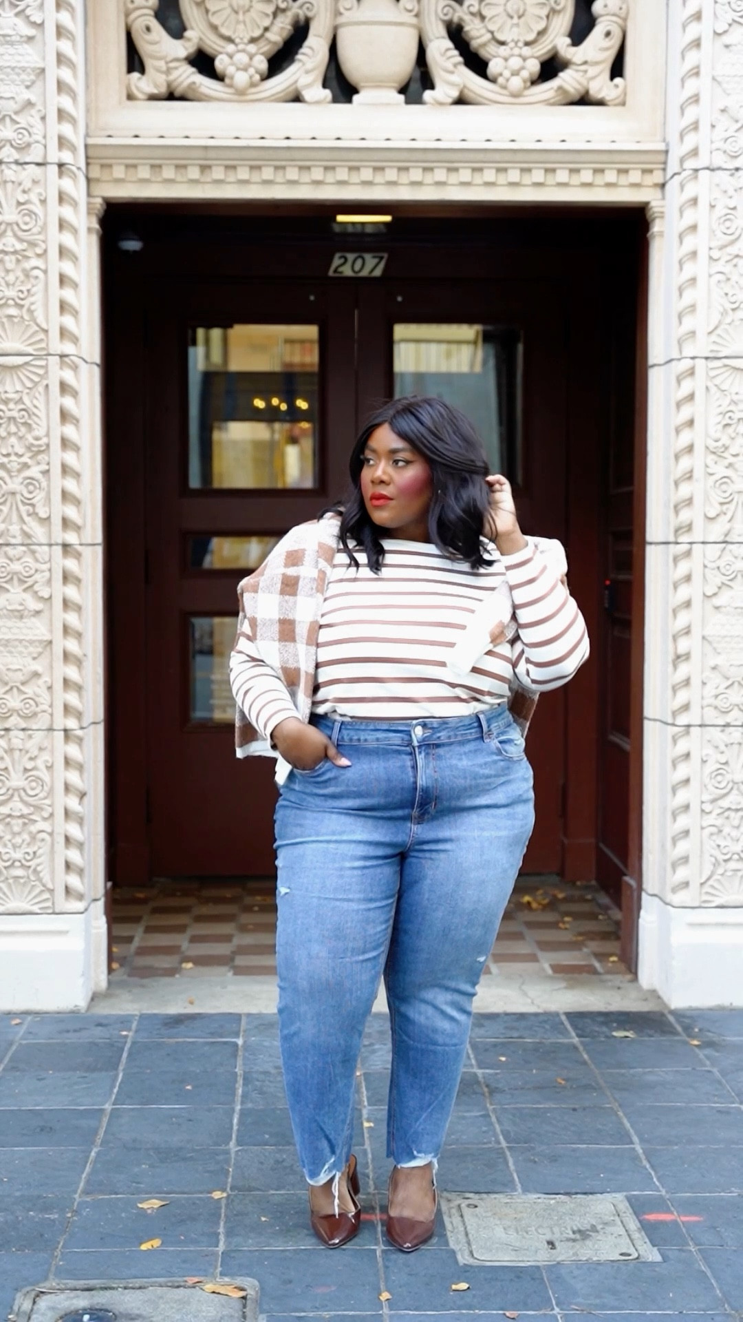 It’s the jeans for me! maurices has some of the best fitting and size-inclusive denim — the price and quality are so good. These m jeans have the perfect balance of comfort and rigidity but lean more into a stretch jean material which fits amazingly well over these curves.
 
Wearing a size 22 and the entire look is from @maurices. You can shop it all in my LTK. #discovermaurices #feelgooddenim

#LTKfindsunder50 #LTKplussize #LTKsalealert